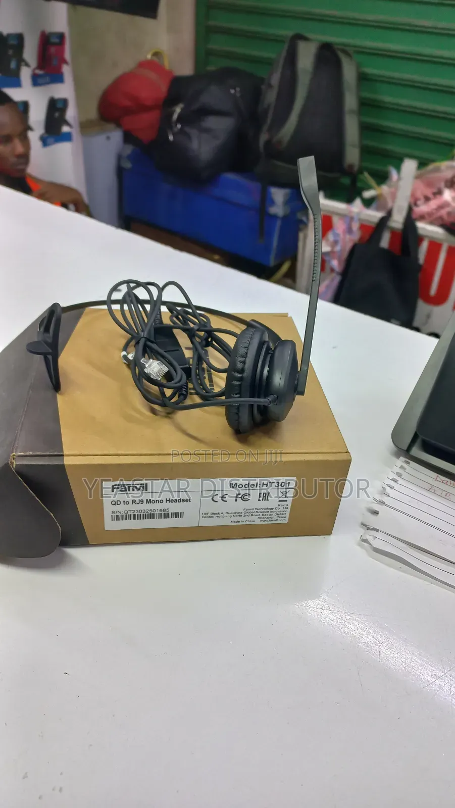 Fanvil Ht310 Rj9 Mono Headset