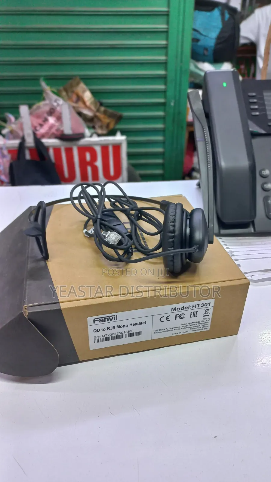 Fanvil Ht310 Rj9 Mono Headset