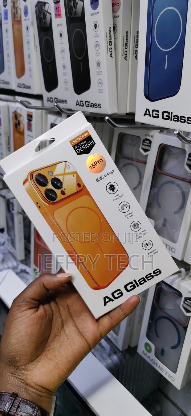 Lectro Glass Converter Case for iPhone 15 Pro to 17 Pro - Orange - thumbnail 3