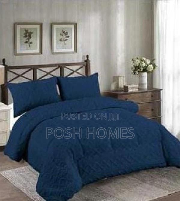 Grey Quality Woolen Sherpa Duvet Set