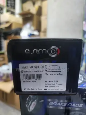 Nissan Dayz(2017)Asimco Front Brake Pads Kd1196