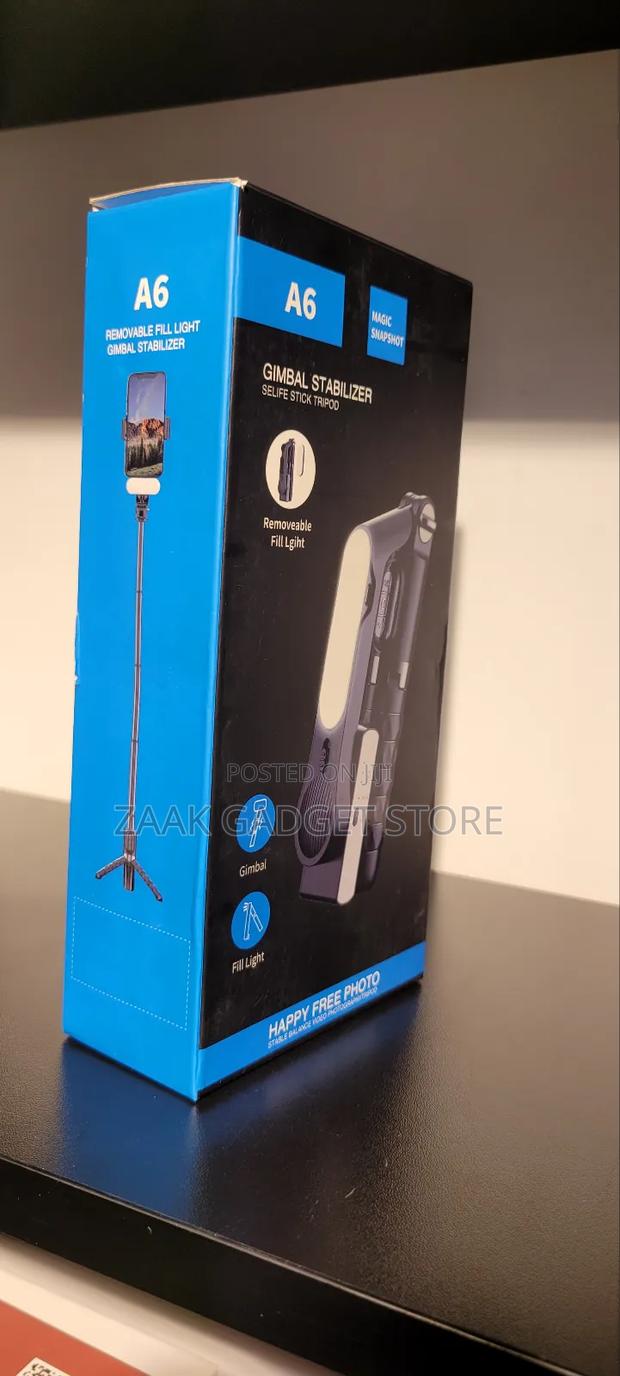 Portable Handheld Stabilizer With Selfie Stick-A6 - thumbnail 2