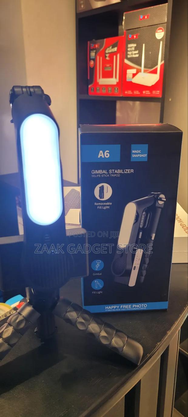 Portable Handheld Stabilizer With Selfie Stick-A6 - thumbnail 3