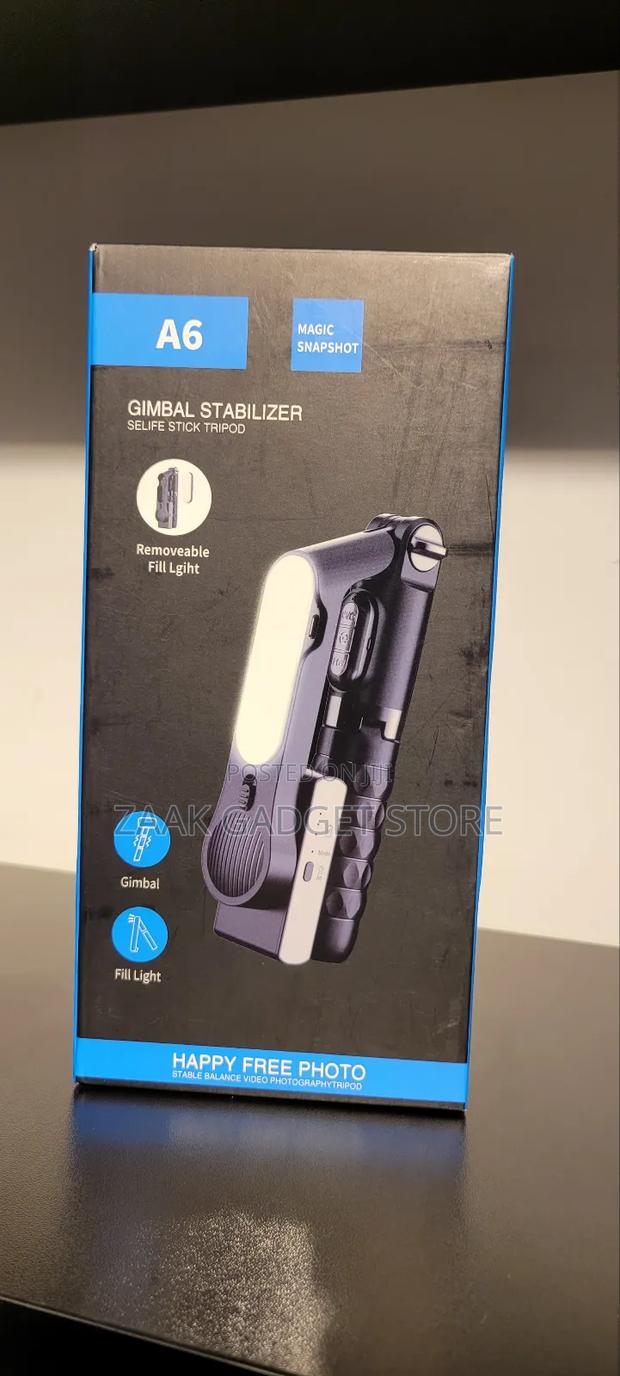 Portable Handheld Stabilizer With Selfie Stick-A6 - thumbnail 5