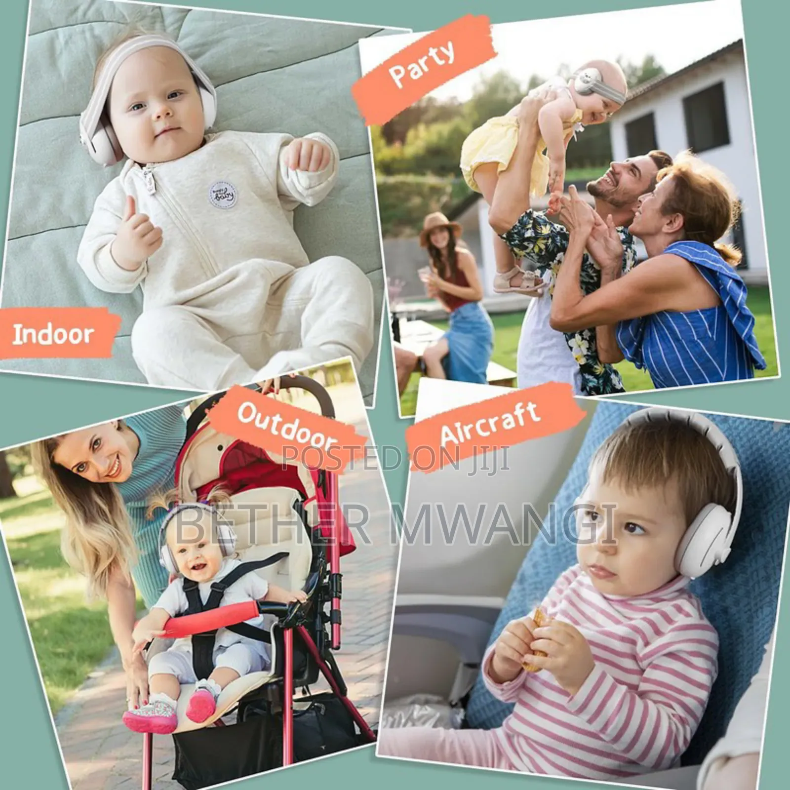 2 In 1 -  Baby Ear Defender For Babies And Toddlers In Kenya