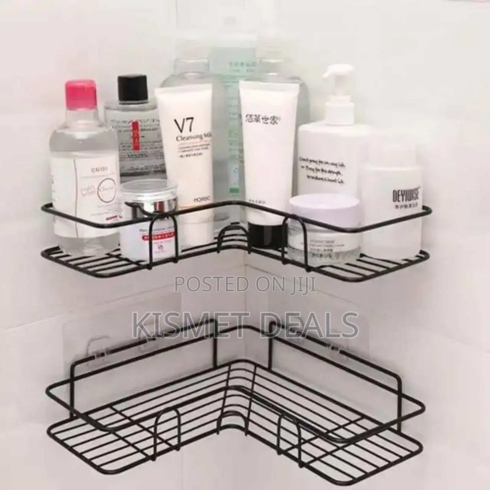 Bathroom Kitchen Corner Organiser Shelf Storage Rack Organizer