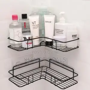 Bathroom Kitchen Corner Organiser Shelf Storage Rack Organizer