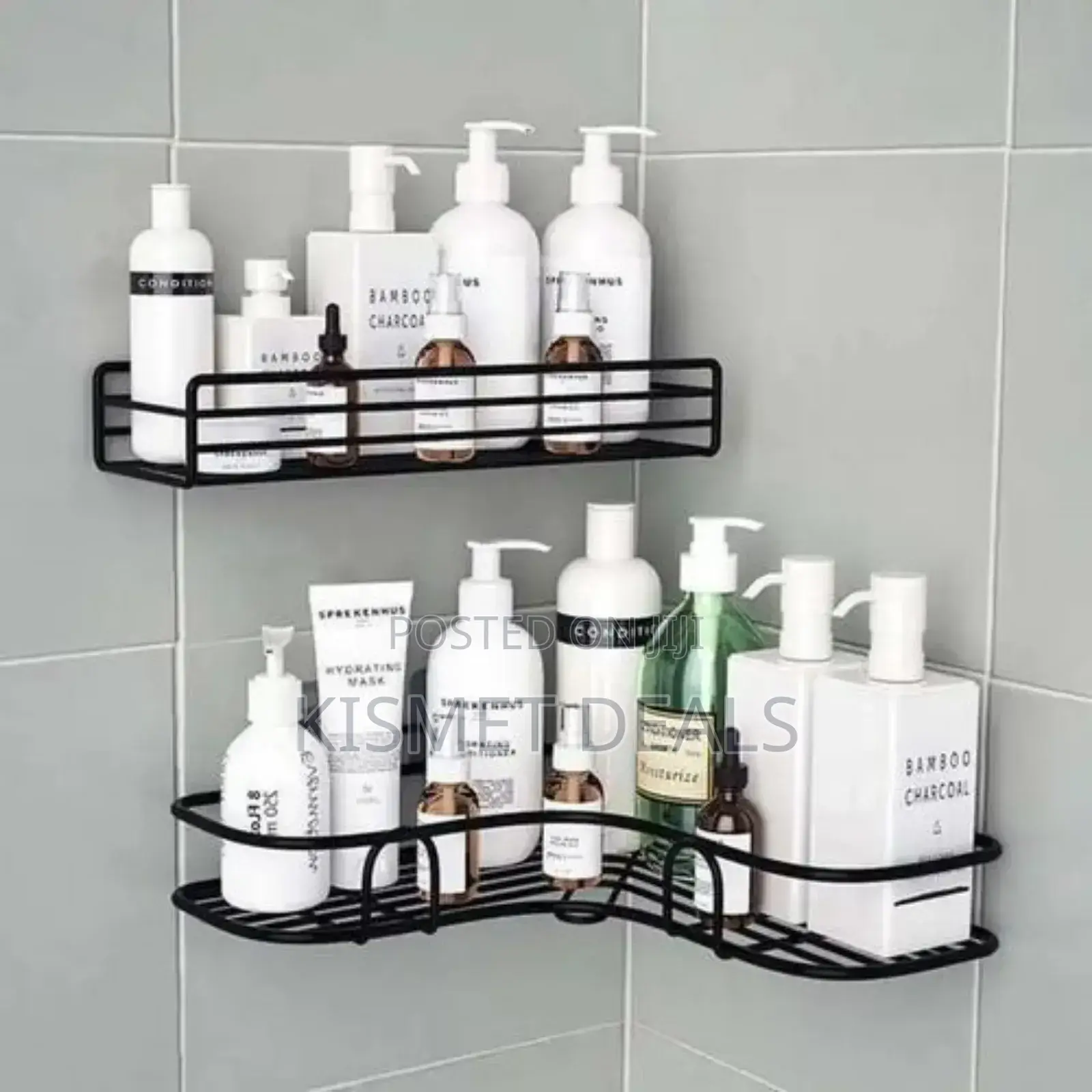 Bathroom Kitchen Corner Organiser Shelf Storage Rack Organizer