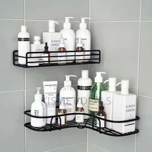 Bathroom Kitchen Corner Organiser Shelf Storage Rack Organizer