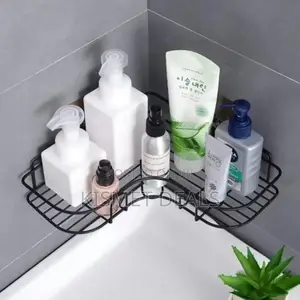 Bathroom Kitchen Corner Organiser Shelf Storage Rack Organizer