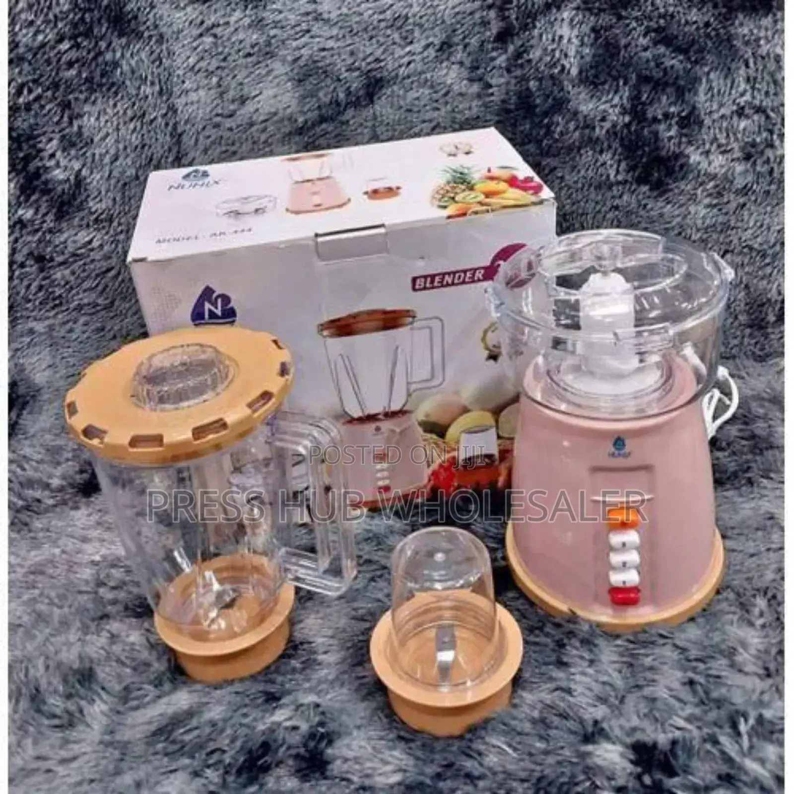 Nunix Ak-444 3-in-1 Blender, Grinder Chopper.