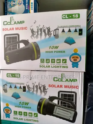 Solar Radio With Solar Lighting System