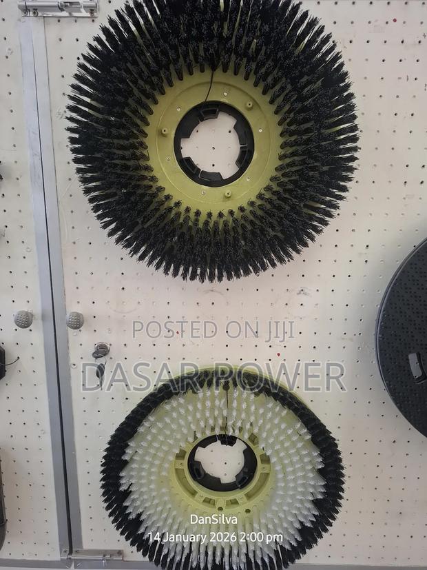 Hard and Soft Floor Scrubber Brushes
