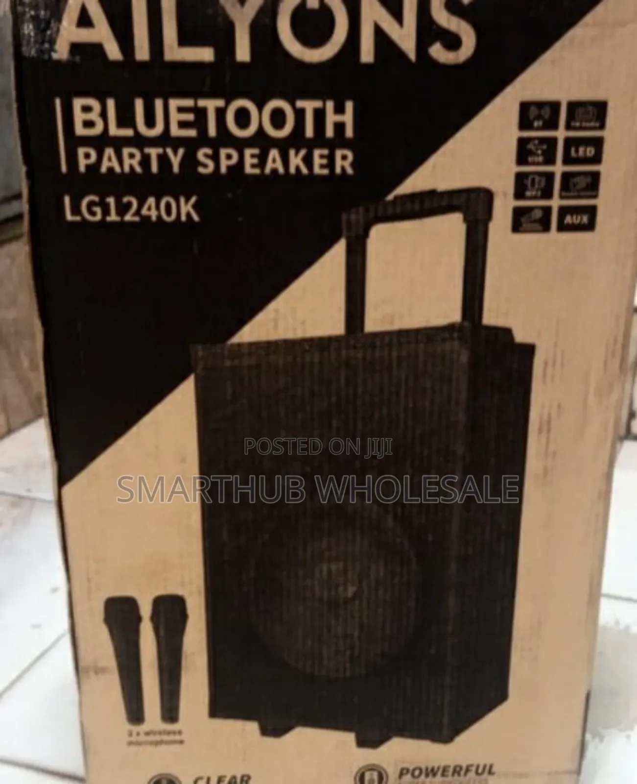 Ailyons 12" Lg1204k Portable Bluetooth Speaker