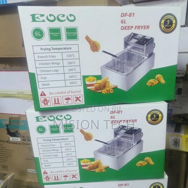 Single Deep Fryers Capacity 6 Litres