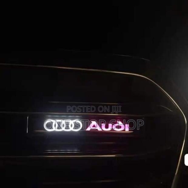 Audi Car Decal Logo Light for Front Grill Universal - main view