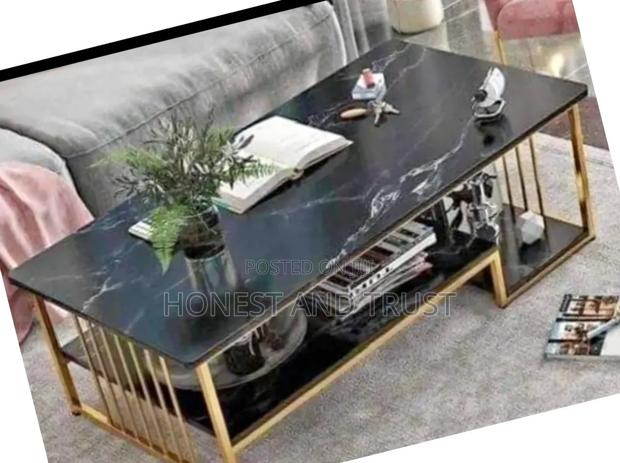 Top and Bottom Marble Classic Coffee Table - main view