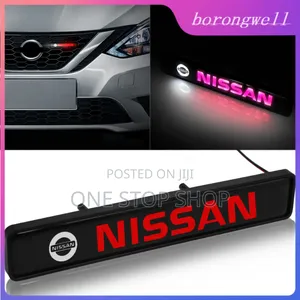 Nissan Led Grill Logo Emblem Light Strip
