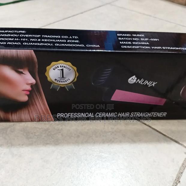 Nunix-Professional Ceramic Hair Straightener –