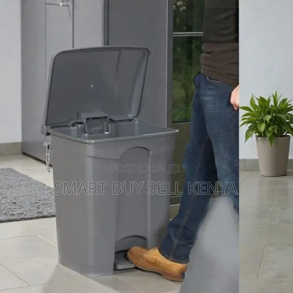 30l Capacity Multi-Purpose Step Pedal Dust Bin Hands-Free Design