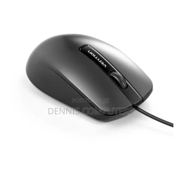 Vention 3-Button Usb Wired Computer Mouse 1.5m Black