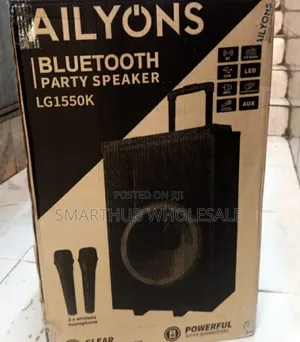 Ailyons 15" Portable Bluetooth Speaker