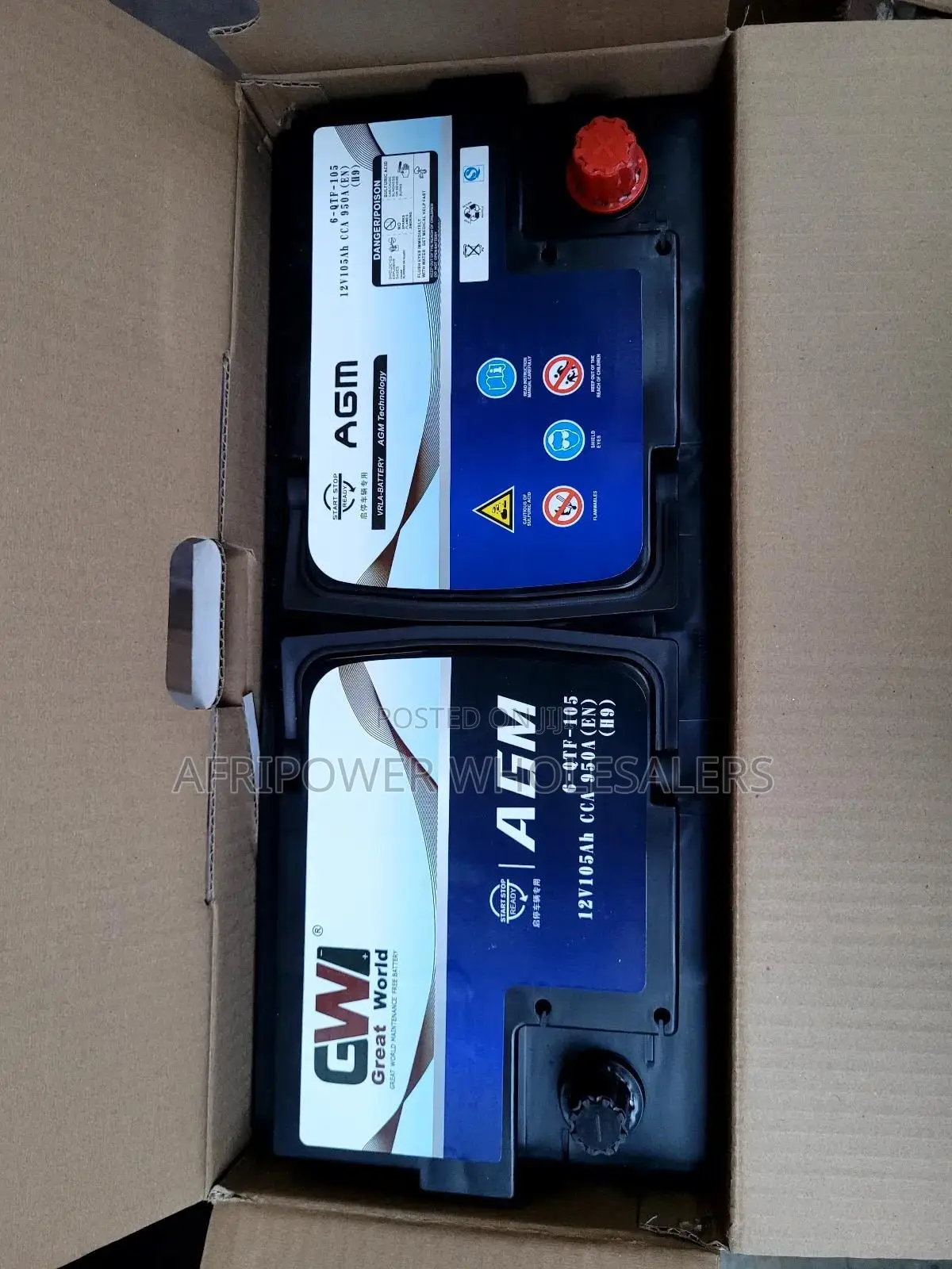 Greatworld Din 105 Agm Battery