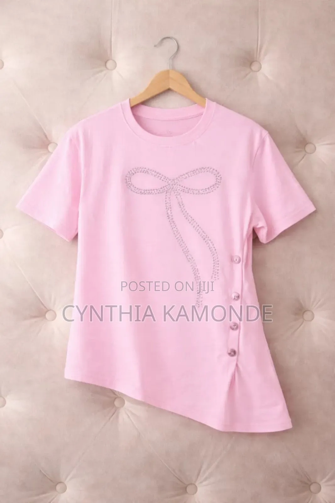 Side Button T-Shirt