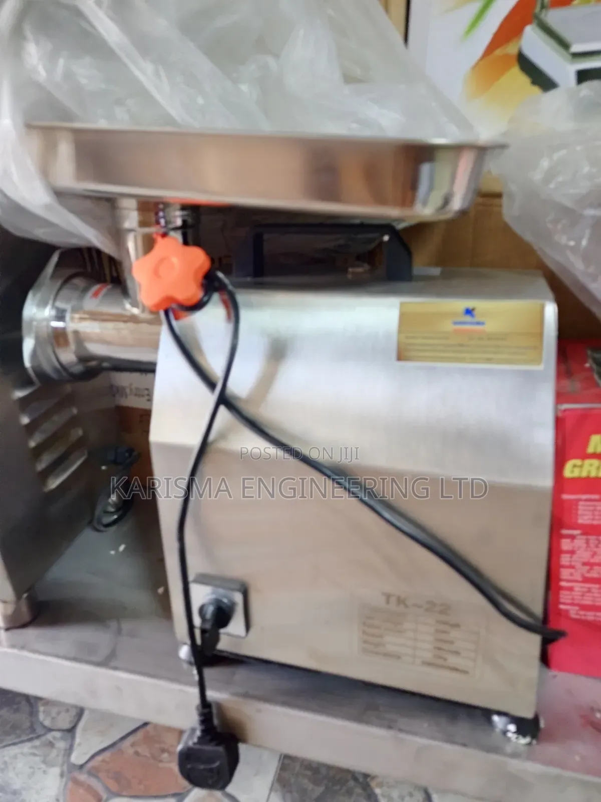 Meat Mincer High-Powered Motor for Efficient Grinding.