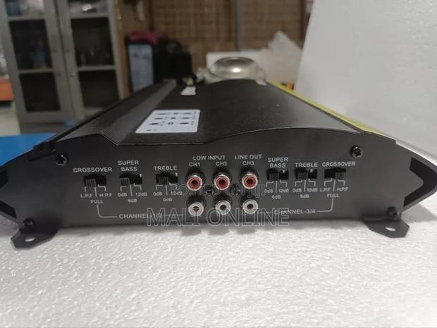 4200w 4-Channel Car Amplifier With Bluetooth Audio Amplifier - thumbnail 3