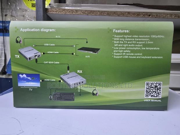 Hdmi 60m KVM Extender With Audio - thumbnail 2