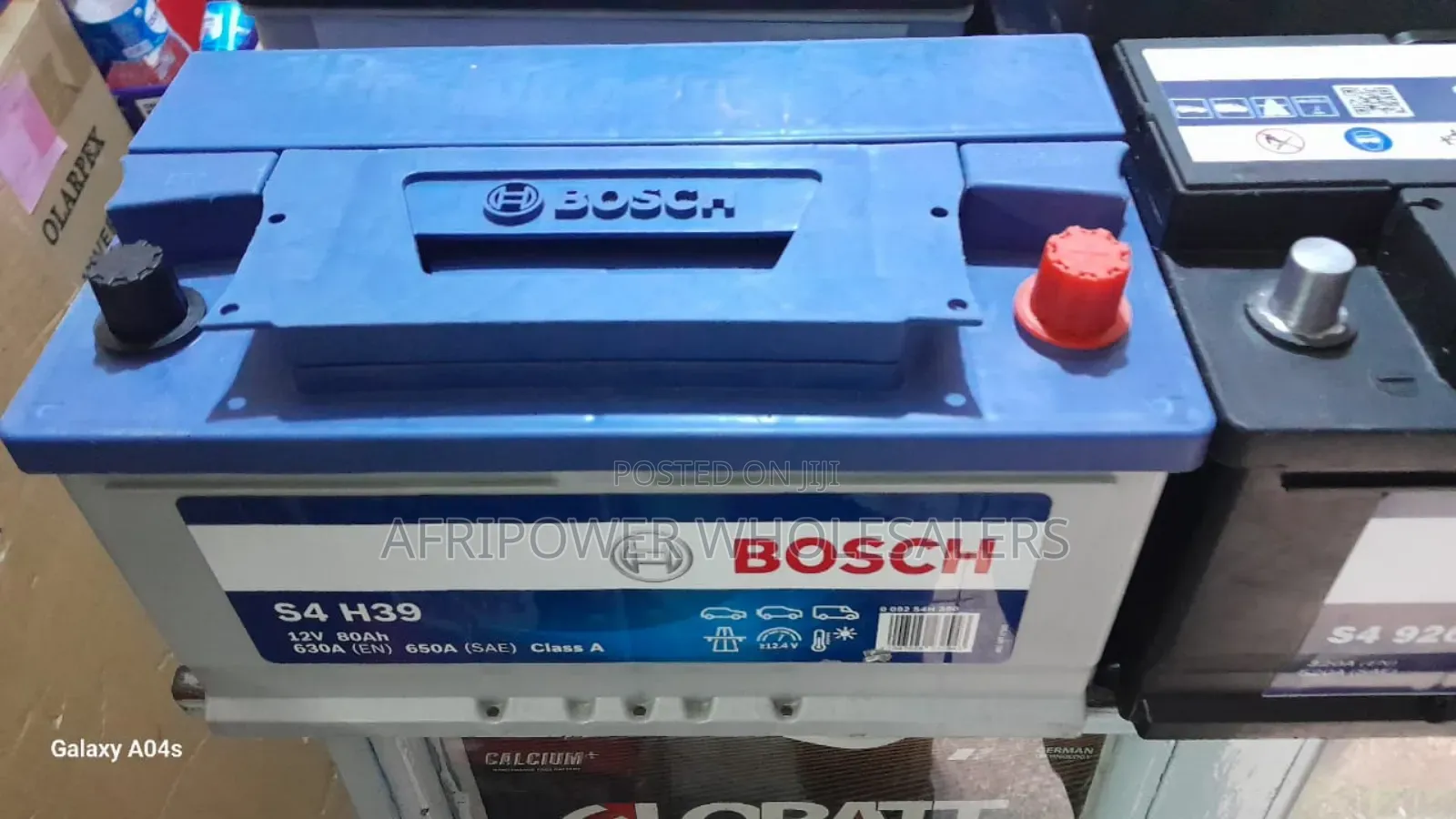 Bosch S4 H39 Din 80 Car Battery Mf