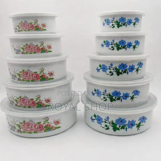 Enamel Lids 5pc - main view