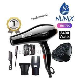 Nunix Hd-77c 2400w Professional Hair Blow Dryer