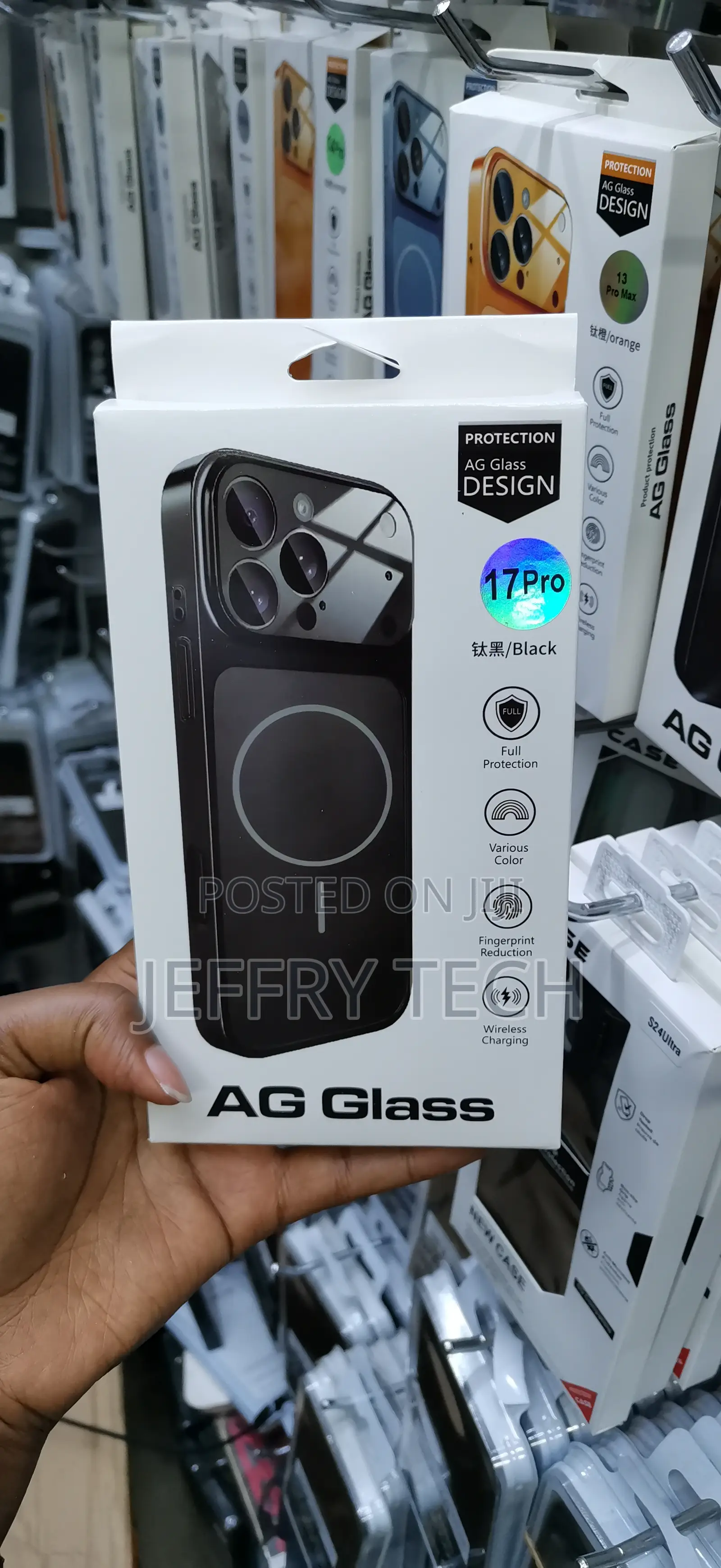 Cruped Ag Glass Converter Back Cover Compatible With iPhone 17 Pro
