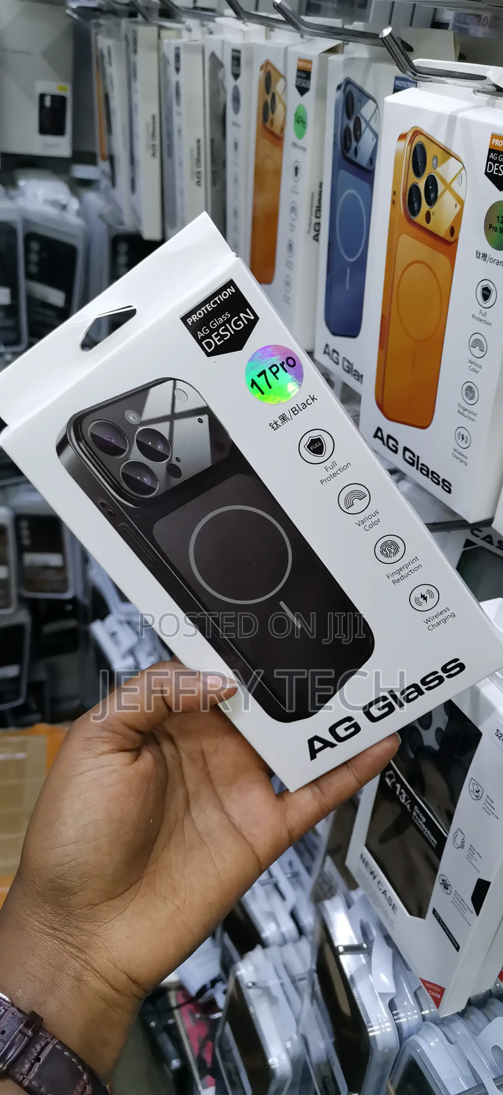 Cruped Ag Glass Converter Back Cover Compatible With iPhone 17 Pro