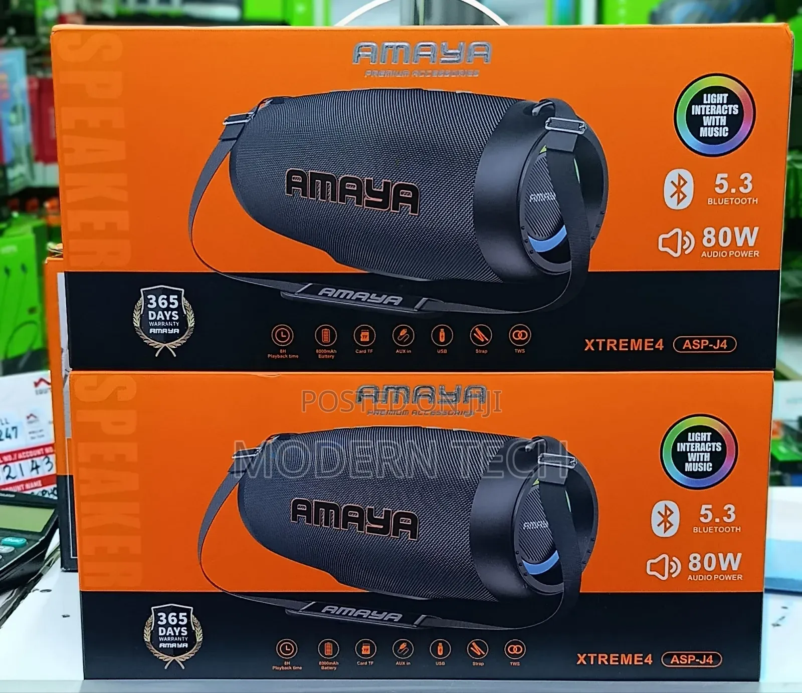 Amaya Xtreme4 Asp-J4 80w, 8000mah Wireless Bluetooth Speaker