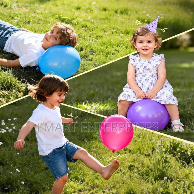 Assorted Rainbow Balloons - 100 Pack 12 Inch - thumbnail 2