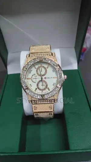 Luxury Boxln Gold Iced Watch – Classy Durable