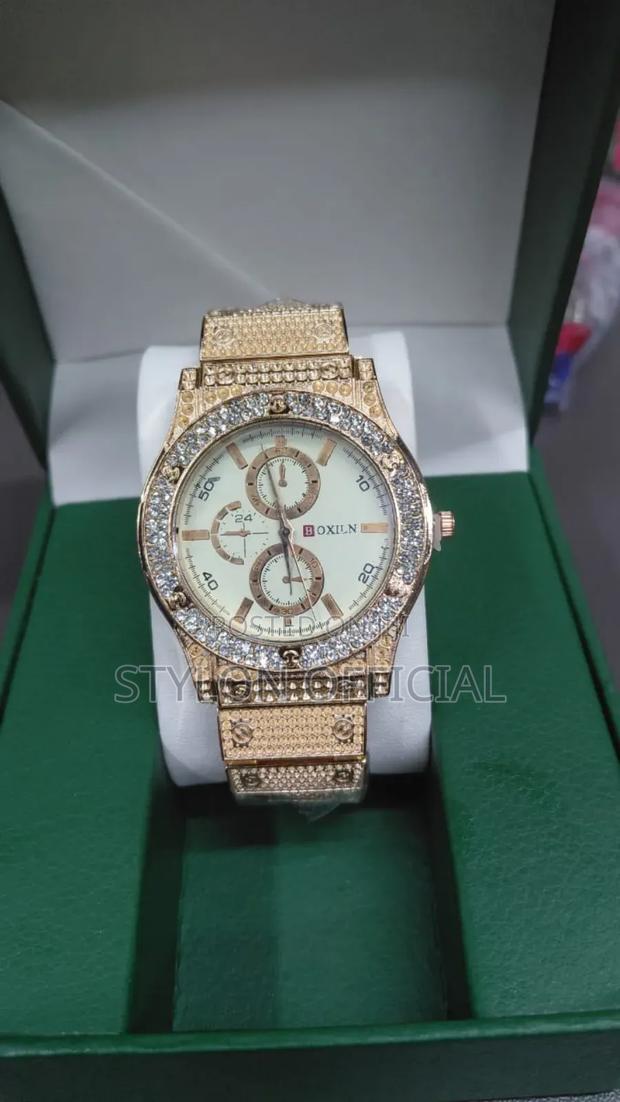 Luxury Boxln Gold Iced Watch – Classy Durable - thumbnail 2