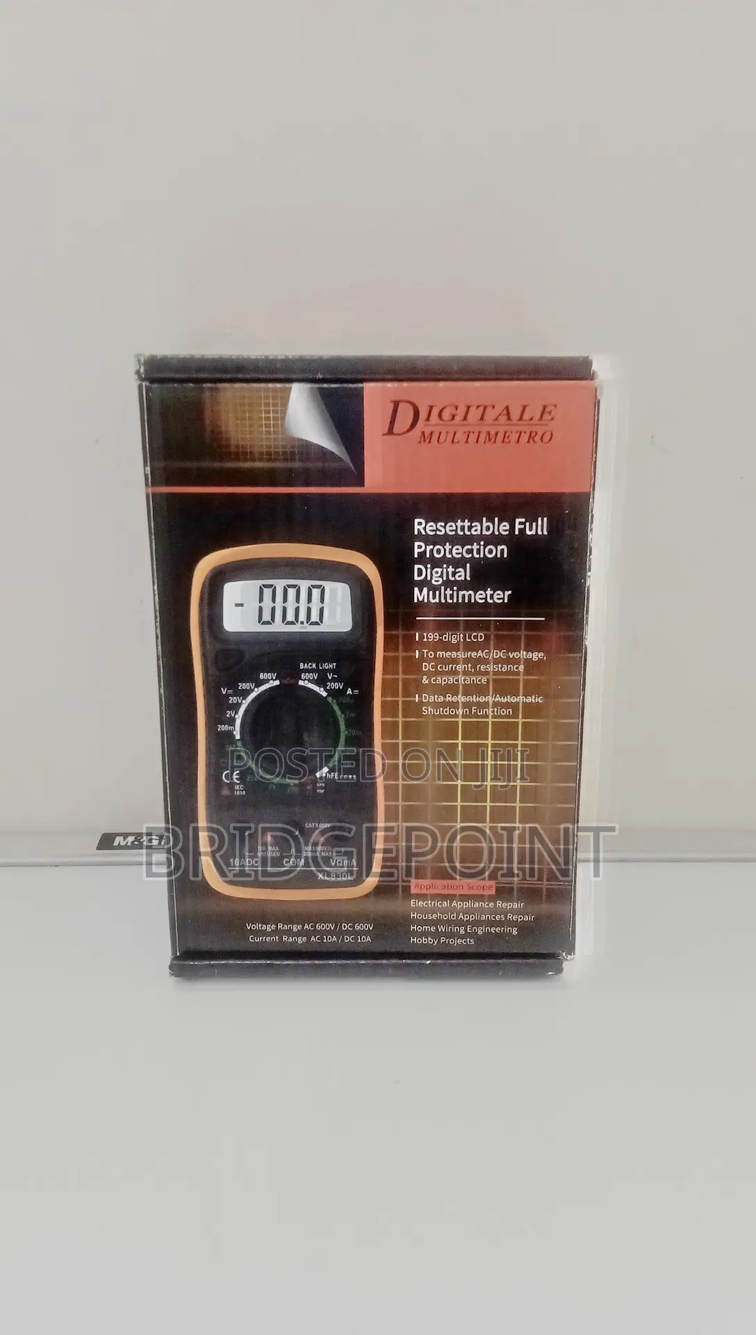 Digital Multimeter Xl830l Volt Meter Ammeter Ohmmeter Tester