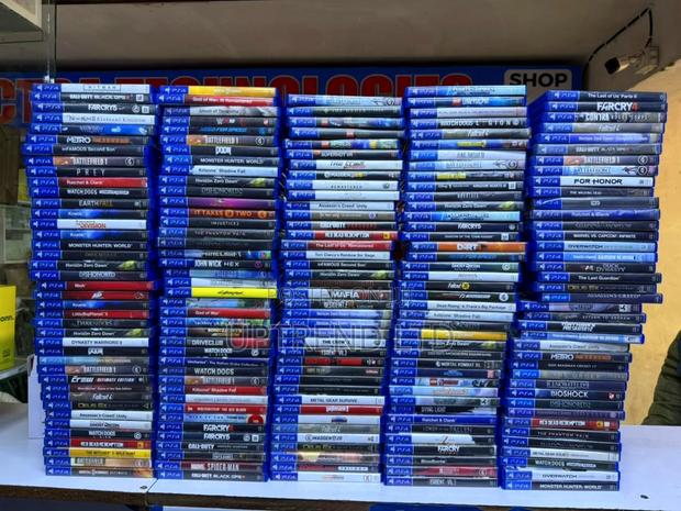 Previously Owned Playsation 4 Games Available