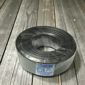 High Quality Astel 100m Rg6 Coaxial Cable Black Heavy Duty