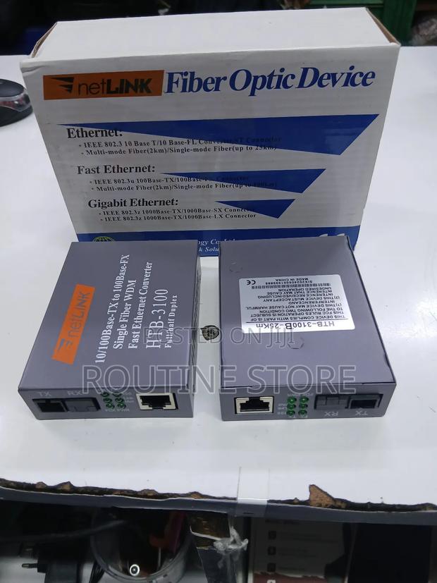 Netlink Fibre Media Converter Base 100