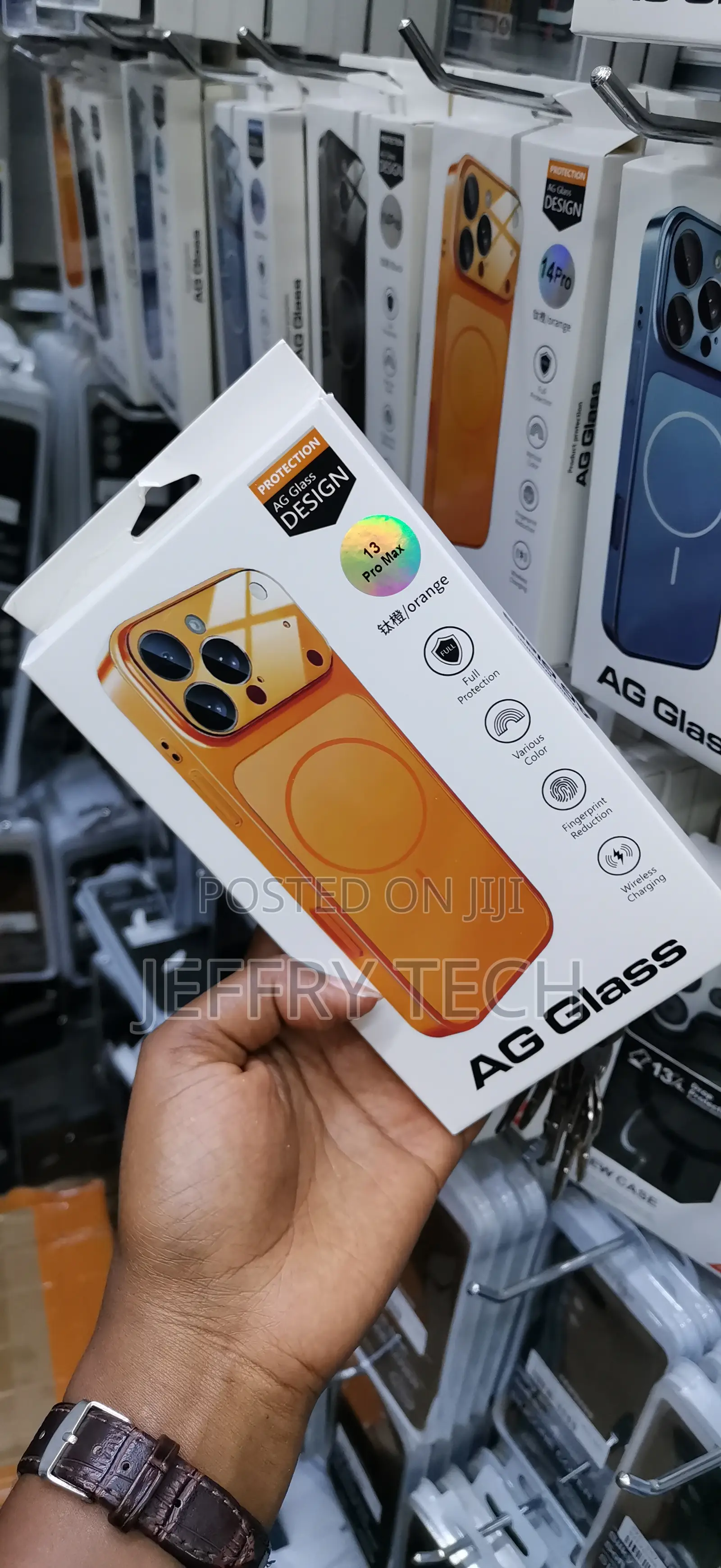 Poker Ag Glass Converter Back Cover Compatible With iPhone 13 Pro Max
