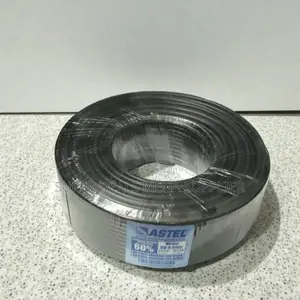 Compact Design Astel 100m Rg6 Coaxial Cable Black Easy Install