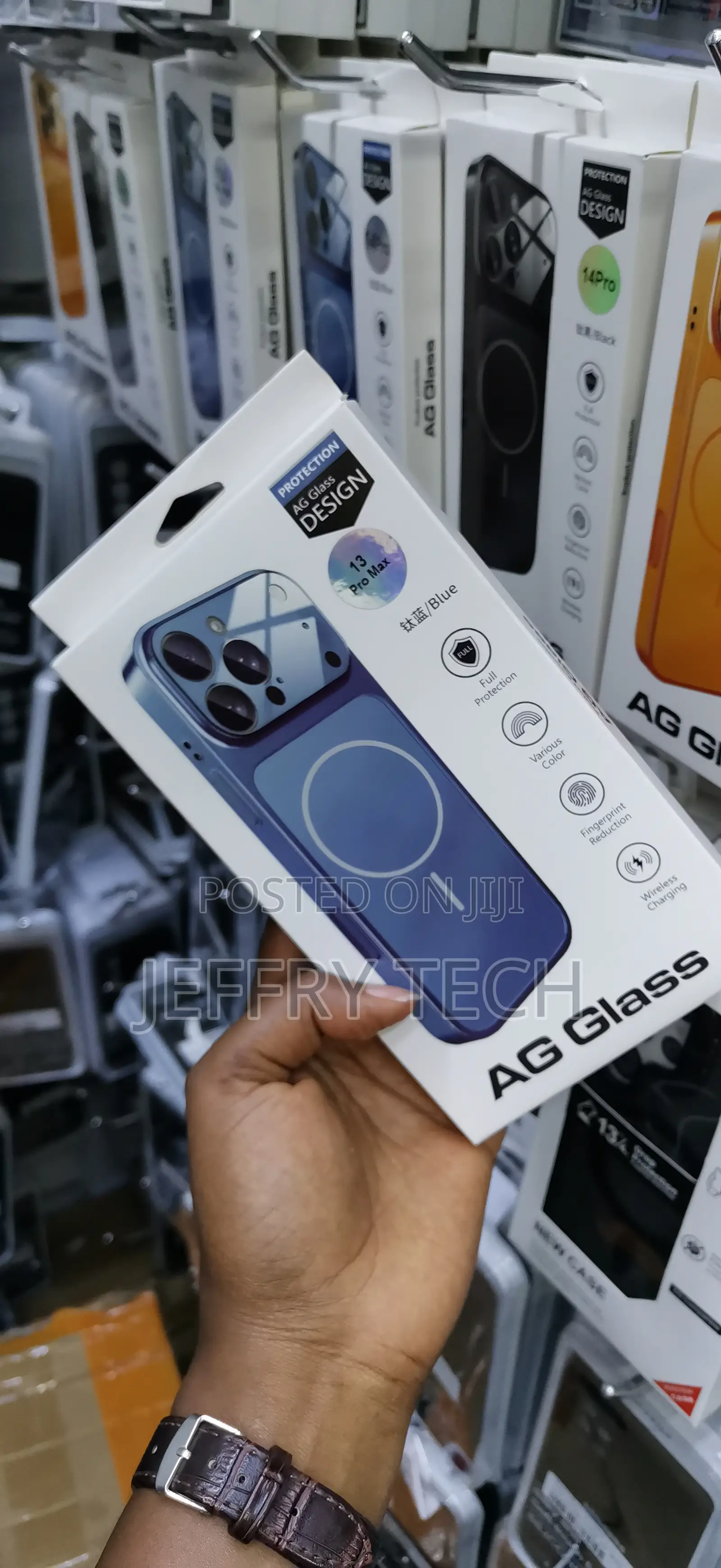 Syndae Ag Glass Converter Back Cover Compatible With iPhone 13 Pro Max