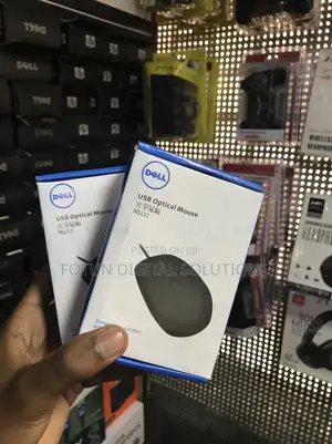 Dell Ergonomic Usb Optical Mouse - Comfort Grip for Right-Handed Use