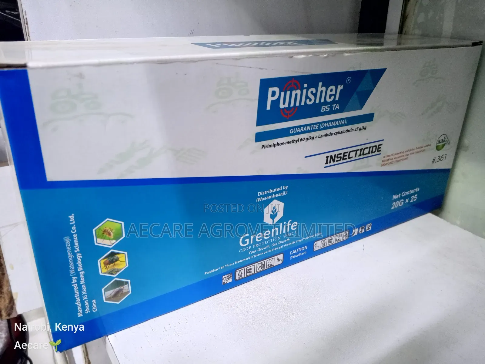 Purnisher 85ta Insecticide 20grams × 25 Satchets