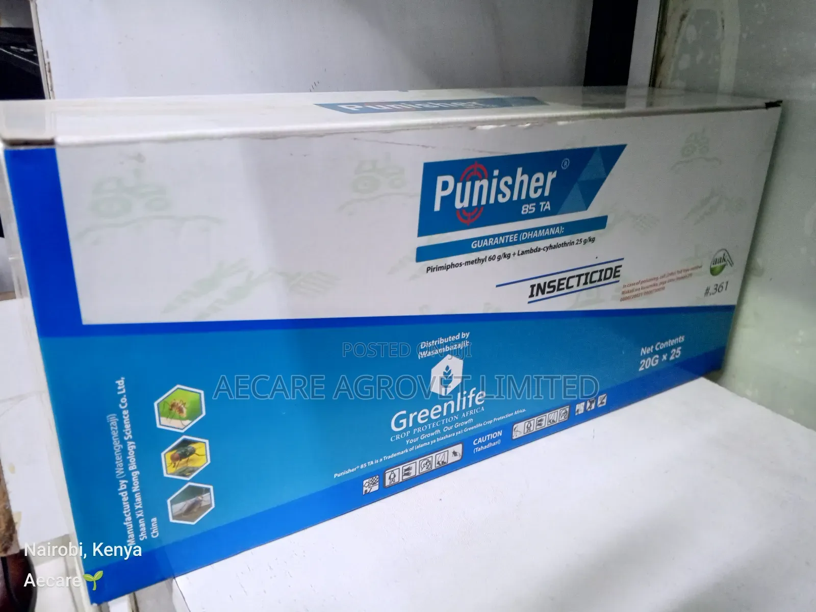 Purnisher 85ta Insecticide 20grams × 25 Satchets